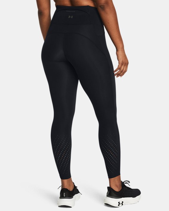 Women's UA Launch Elite Ankle Tights, Black, pdpMainDesktop image number 1